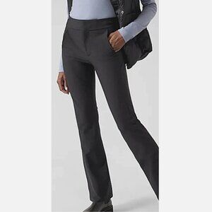 ATHLETA Stellar Flare Trouser Black Size 6 NWOT